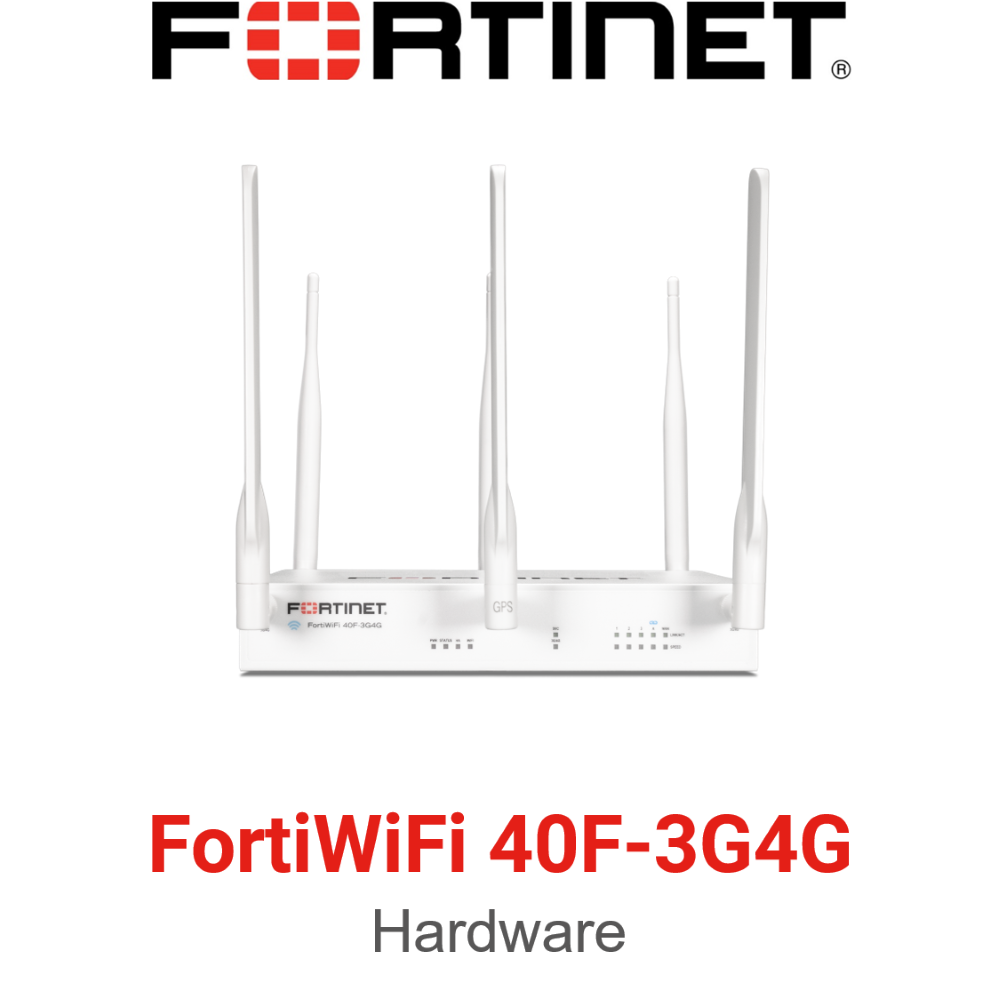 Fortinet FortiWifi 40F 3G4G Firewall (FWF-40F-3G4G-E) | EnBITCon